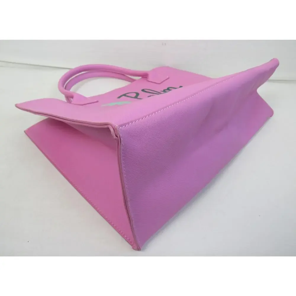 Palm Springs LA/TG Vegan Leather‎ Pink Palm Springs Tote 🌴